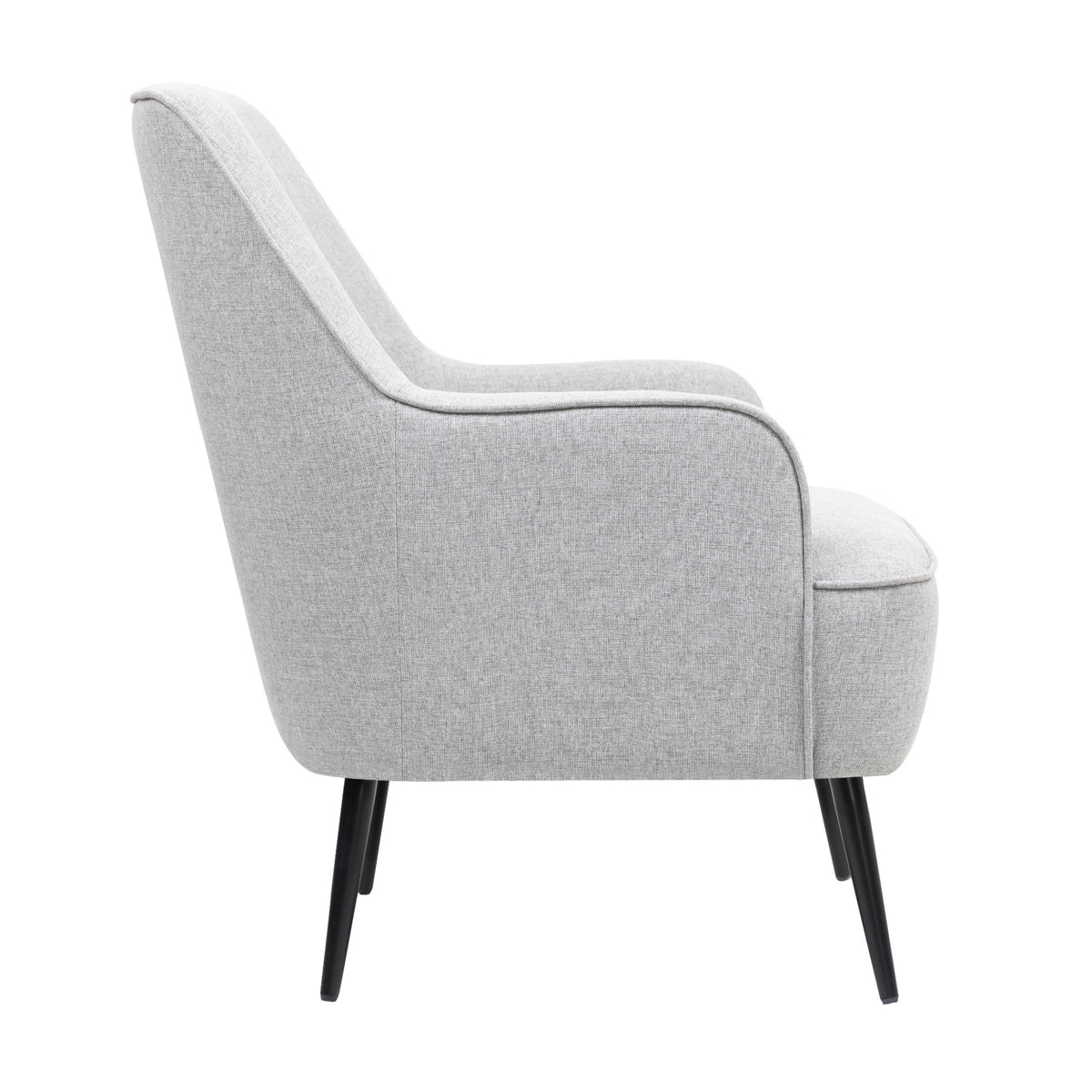 Abigail Premium Fabric Armchair Occasional Accent Tub Chair Grey