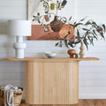 Adsila 160cm Console Hallway Entrance Table Natural