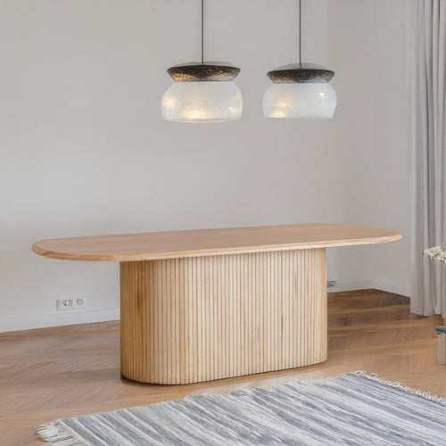 Adsila 220cm Dining Table Natural