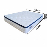 Advantage Gel Mattress Memory Foam Pocket Spring 5 Zone Double 