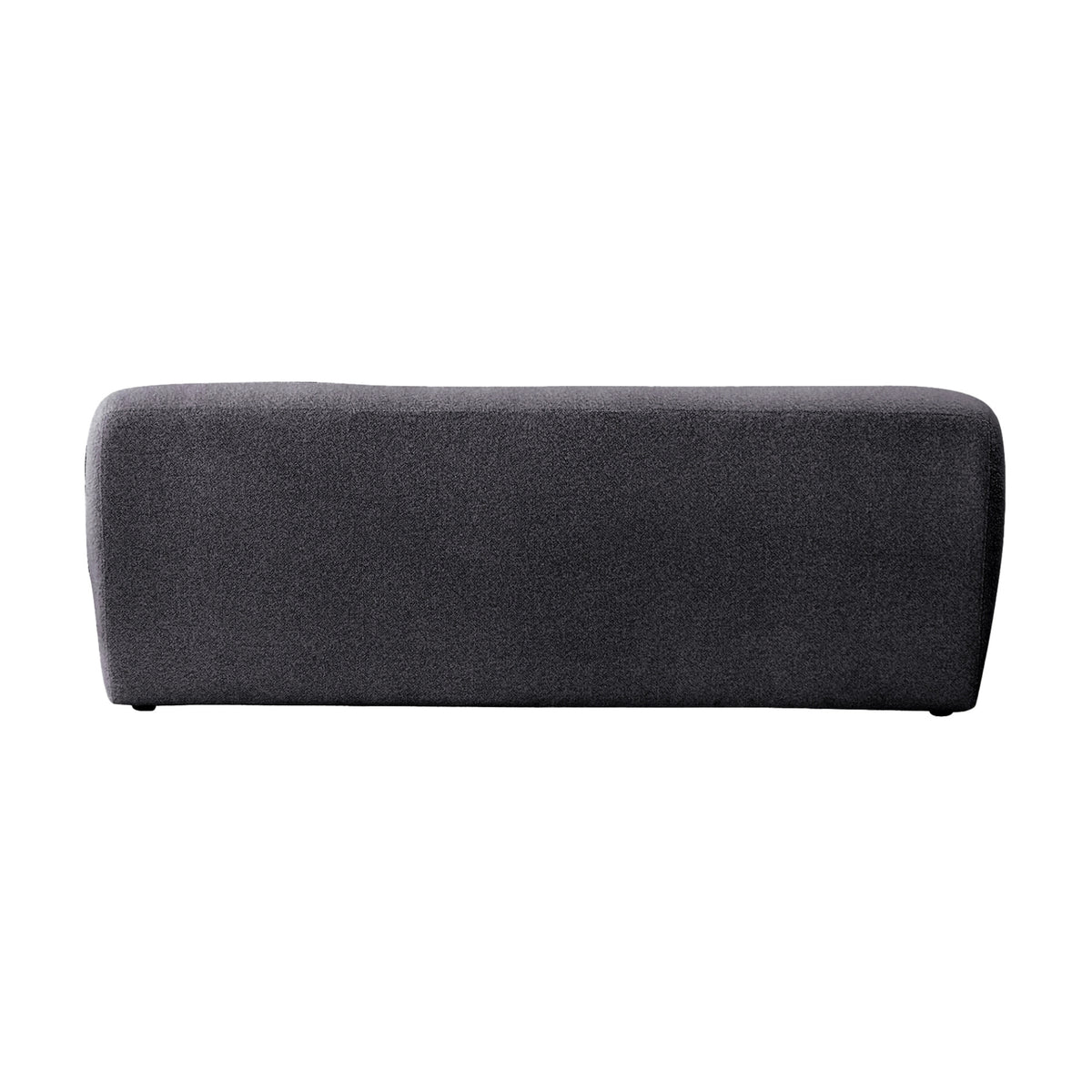 Aero 2 Seater Boucle Fabric Sofa Lounge Charcoal