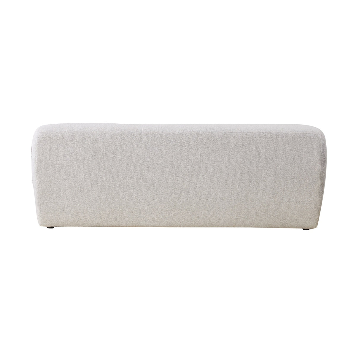 Aero 2 Seater Boucle Fabric Sofa Lounge Coco White