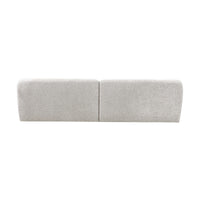 Aero 3 Seater Boucle Fabric Sofa Lounge Coco White
