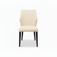 Aires 2pc Set Leather Dining Chair Wheat Grey