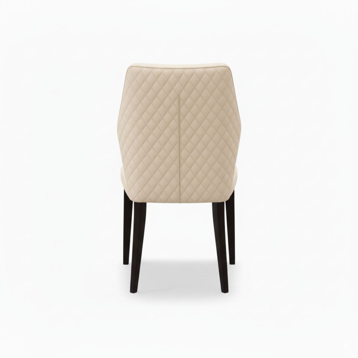 Aires 2pc Set Leather Dining Chair Wheat Grey