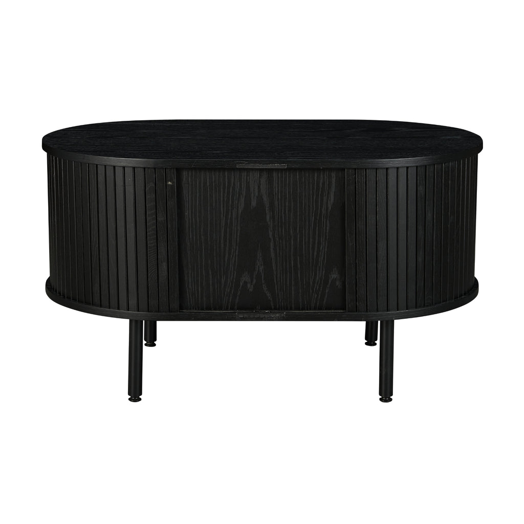 Alamein Dania 100cm Coffee Table Timber Frame Black