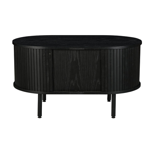 Alamein Dania 100cm Coffee Table Timber Frame Black