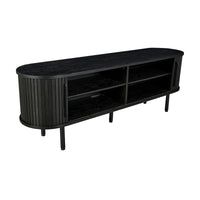 Alamein Dania 160cm Wooden ETU Entertainment TV Unit Black