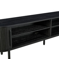 Alamein Dania 200cm Wooden ETU Entertainment TV Unit Black