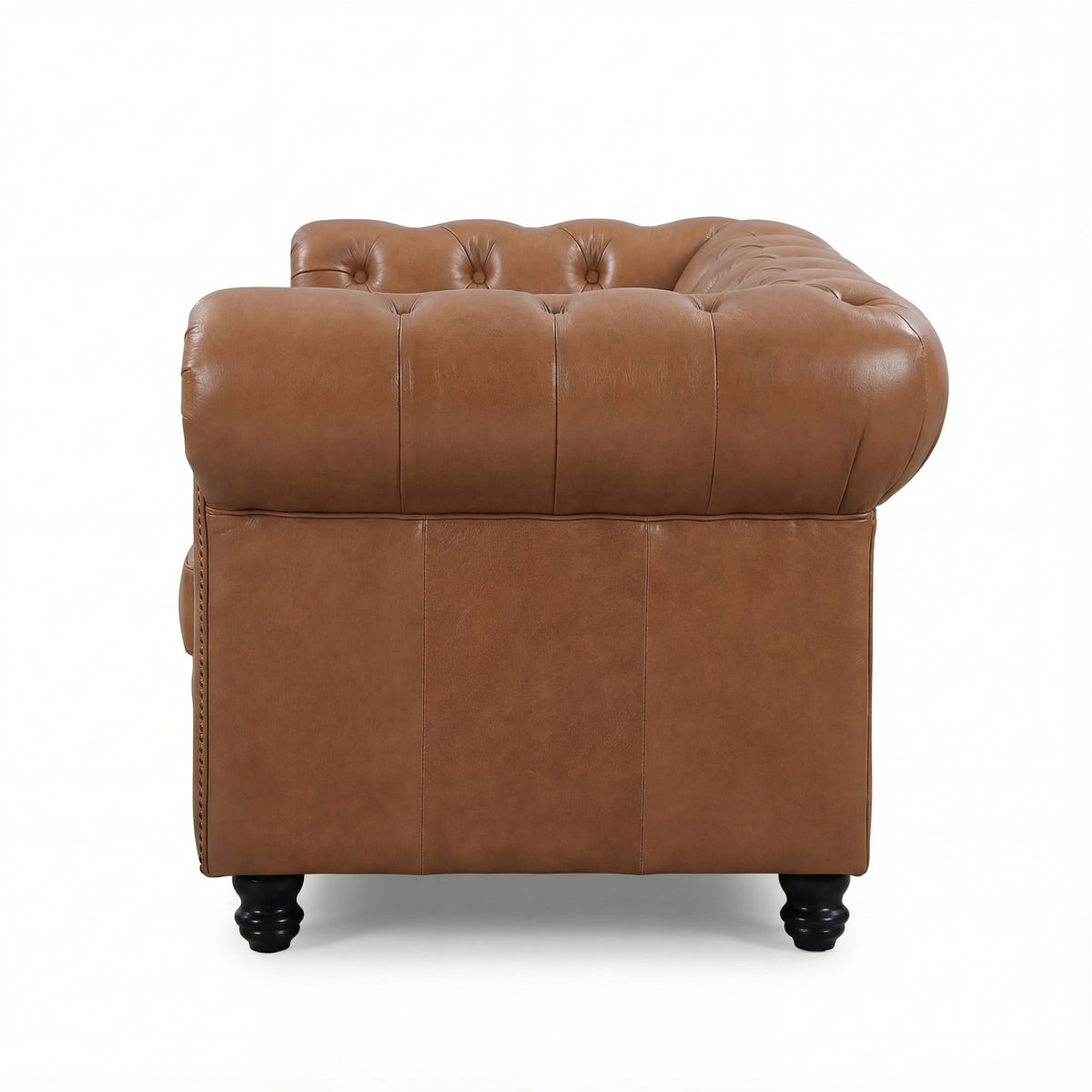 Alastair 2 Seater Sofa Lounge Genuine Leather Tan
