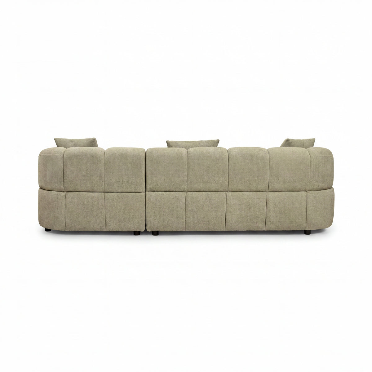 Alberto 2 Seater Sofa Lounge RHF Chaise Green