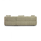 Alberto 2 Seater Sofa Lounge RHF Chaise Green