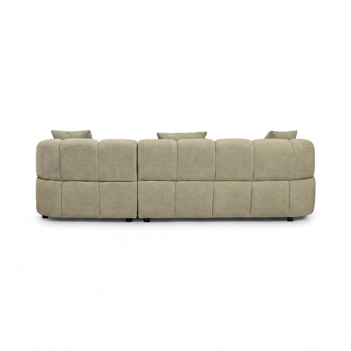 Alberto 2 Seater Sofa Lounge RHF Chaise Green
