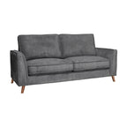 Alexa 2 Seater Fabric Sofa Anthracite Dark Grey