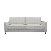 Alexa 3 + 2 Seater Set Fabric Sofa Glacier Light Grey