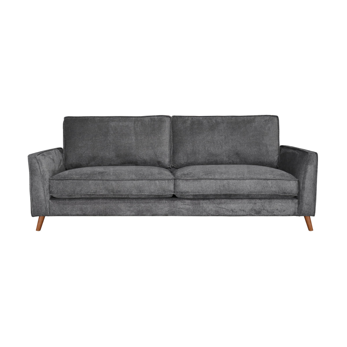 Alexa 3 Seater Fabric Sofa Anthracite Dark Grey