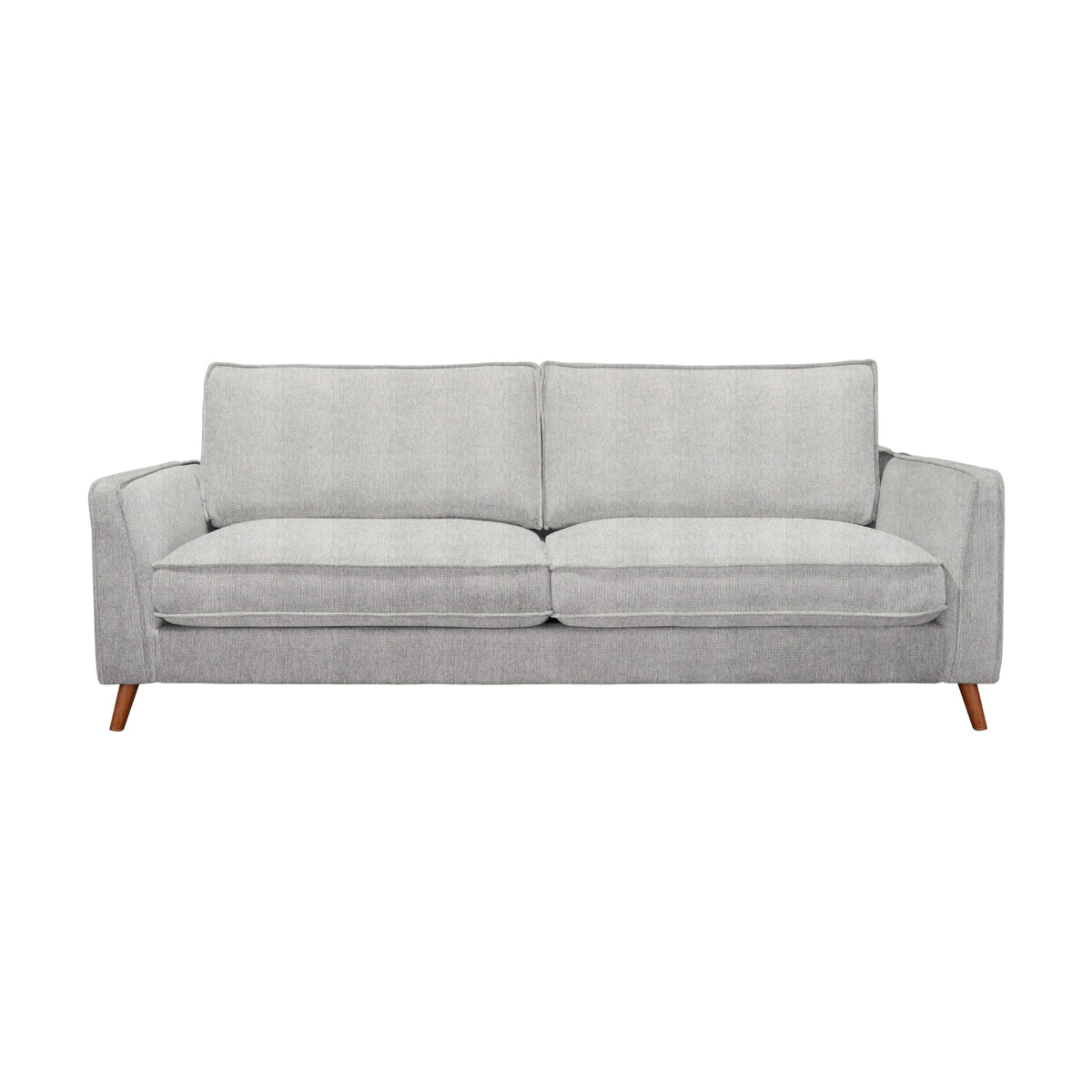 Alexa 3 Seater Fabric Sofa Glacier Light Grey