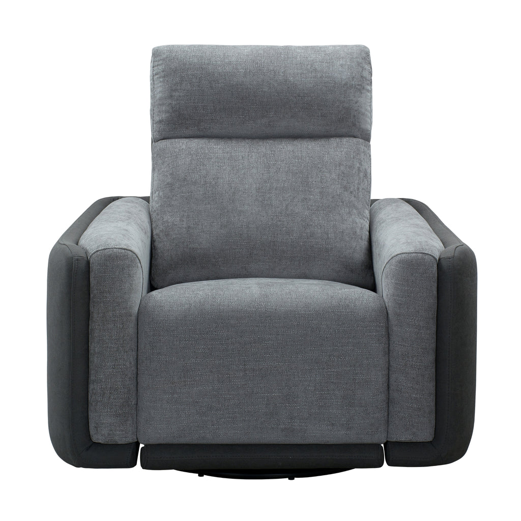 Alexios 1 Seater Fabric Electric Recliner Sofa Chair Lounge Grey