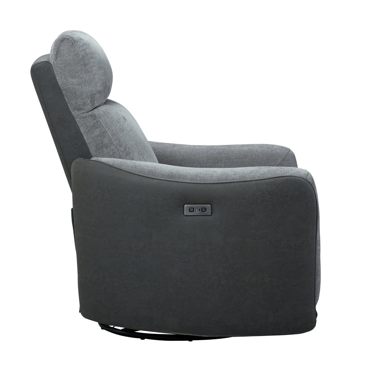 Alexios 1 Seater Fabric Electric Recliner Sofa Chair Lounge Grey