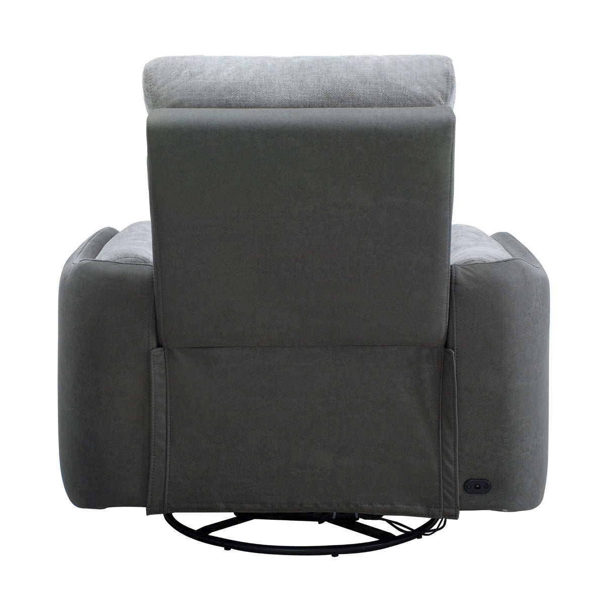 Alexios 1 Seater Fabric Electric Recliner Sofa Chair Lounge Grey