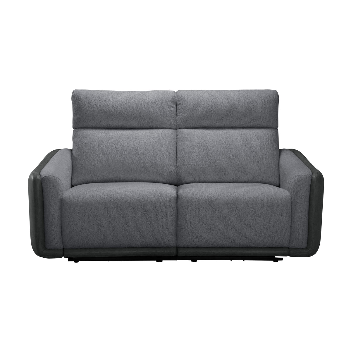 Alexios 2 Seater Fabric Electric Recliner Sofa Lounge Grey