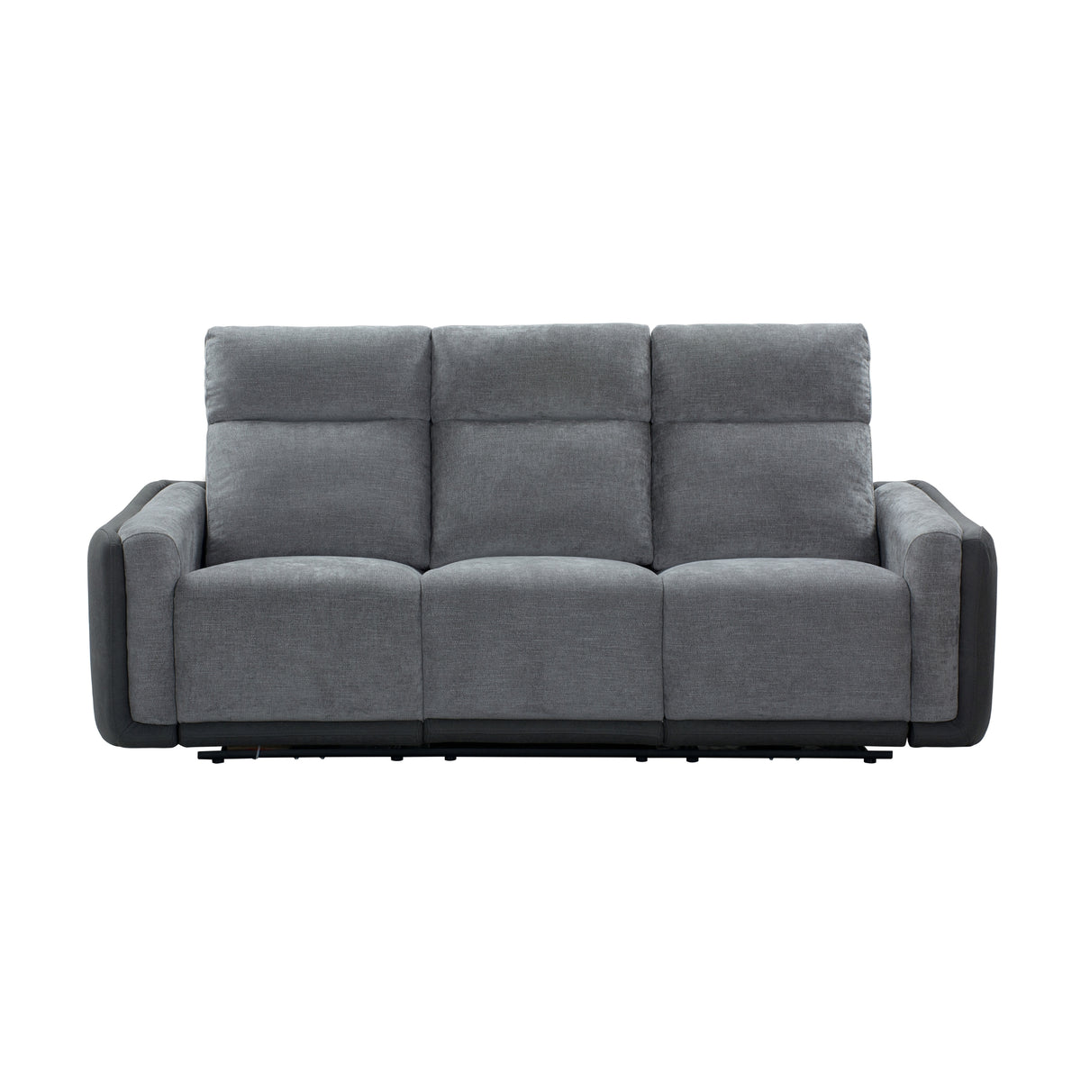 Alexios 3 Seater Fabric Electric Recliner Sofa Lounge Grey