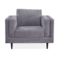 Almaty Fabric Armchair Occasional Arm Chair Fog Grey