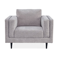 Almaty Fabric Armchair Occasional Arm Chair Quartz Light Grey