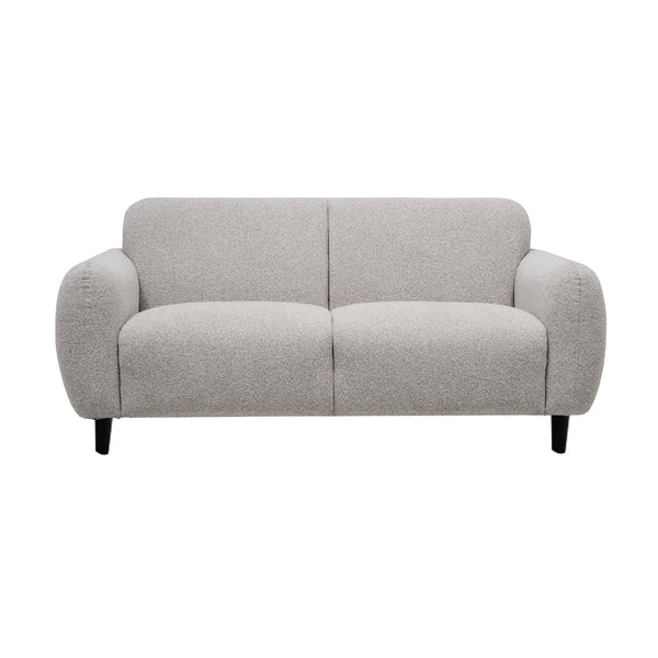 Almerio 2 Seater Fabric Sofa Champagne Grey