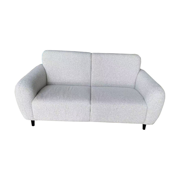 Almerio 2 Seater Fabric Sofa Silver