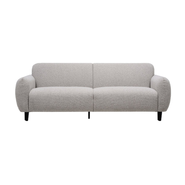 Almerio 3 Seater Fabric Sofa Champagne Grey