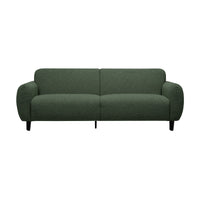 Almerio 3 Seater Fabric Sofa Green