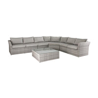 Amalfi 5pc Outdoor Corner Lounge with Coffee Table