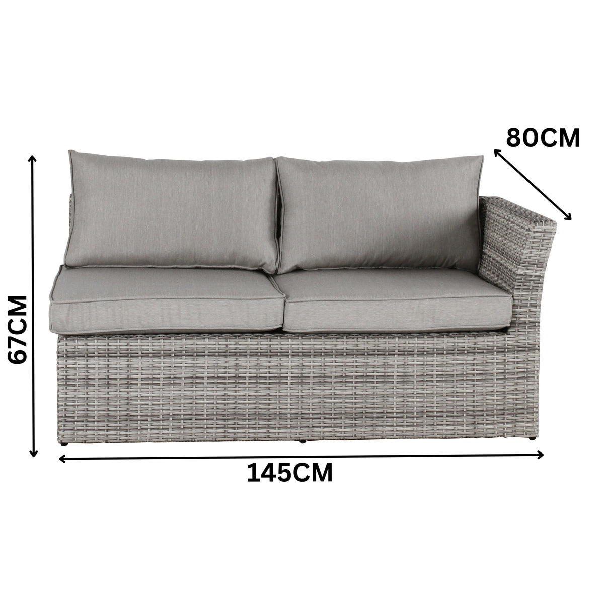 Amalfi 5pc Outdoor Corner Lounge with Coffee Table