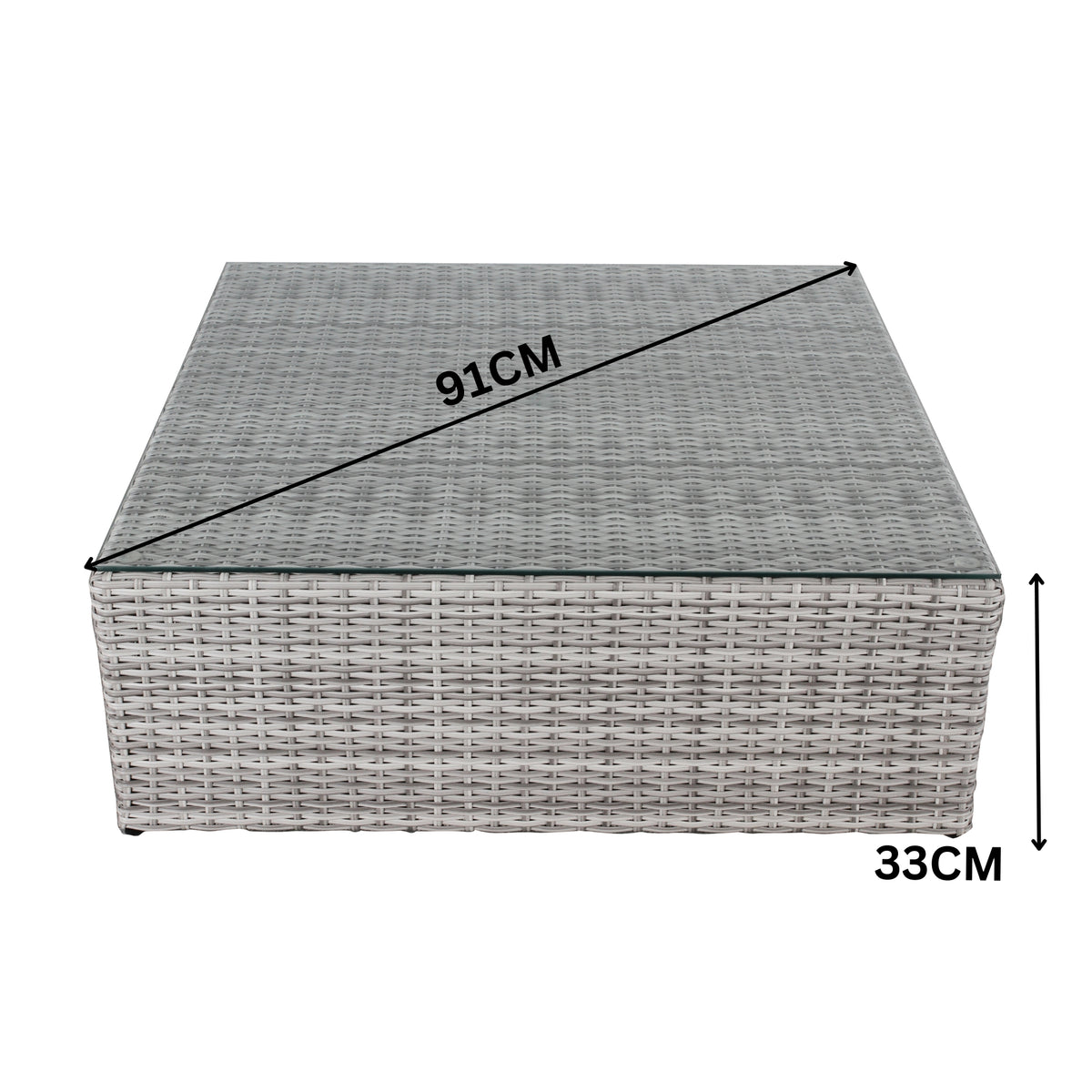 Amalfi 5pc Outdoor Corner Lounge with Coffee Table