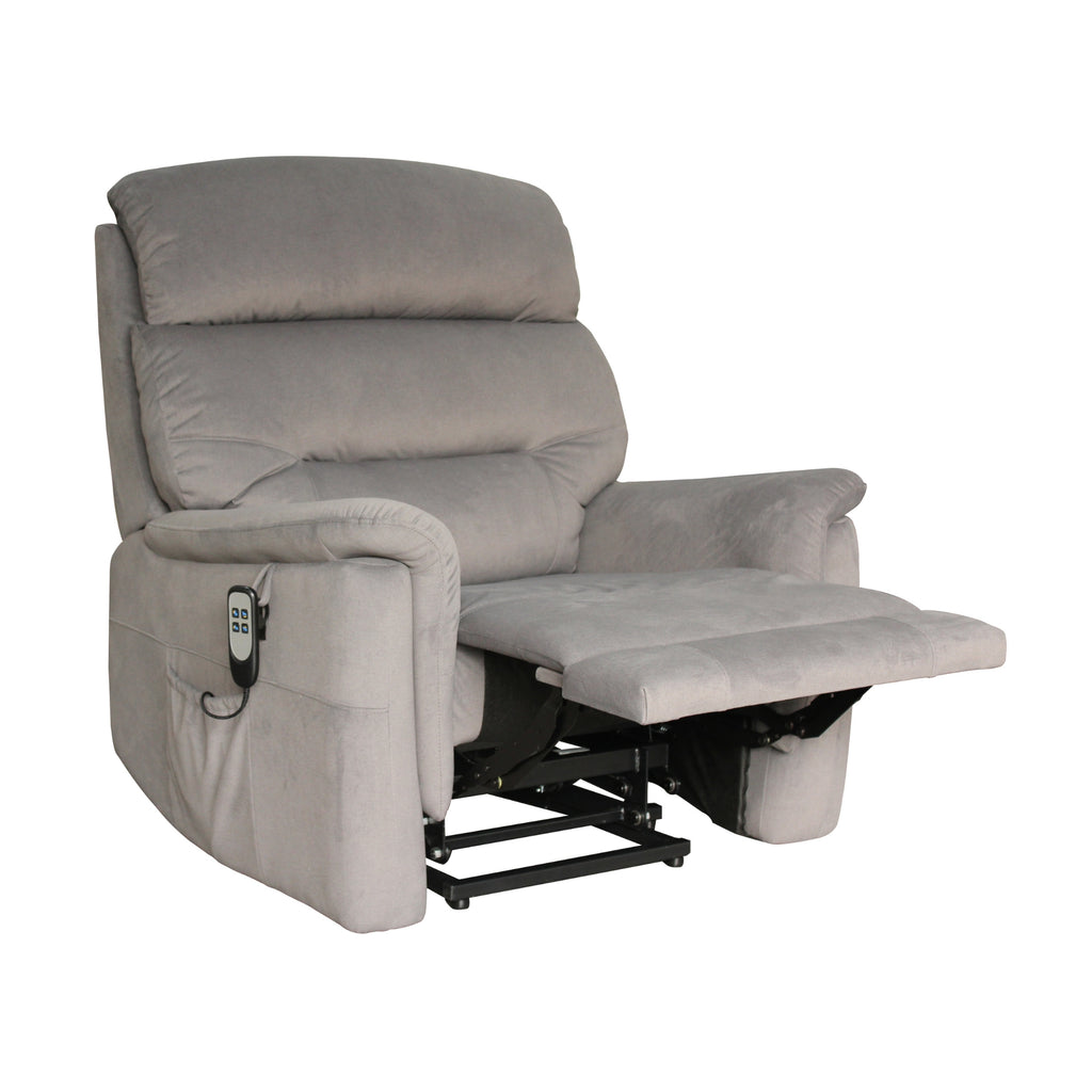 Amelia Dual Motor 200kgs Recliner Lift Chair Dark Grey