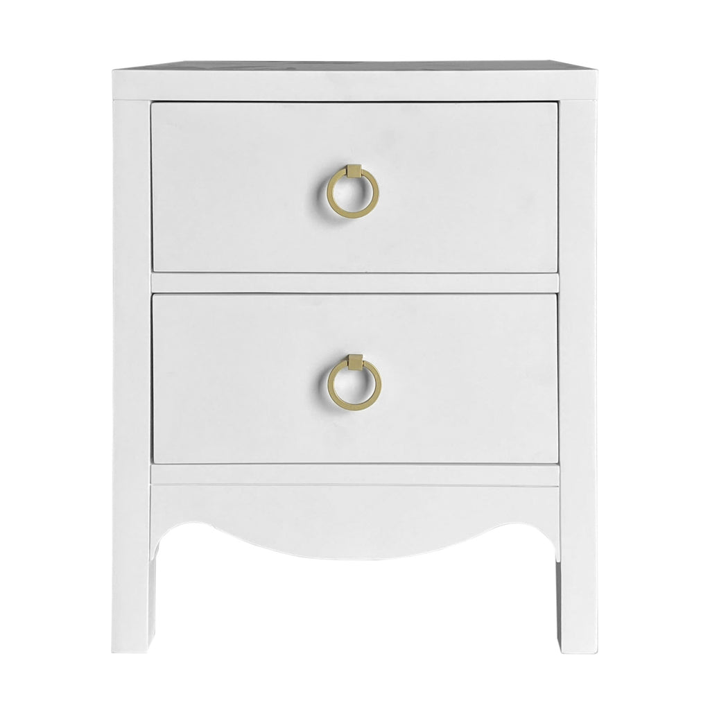 Andes Bedside Table White