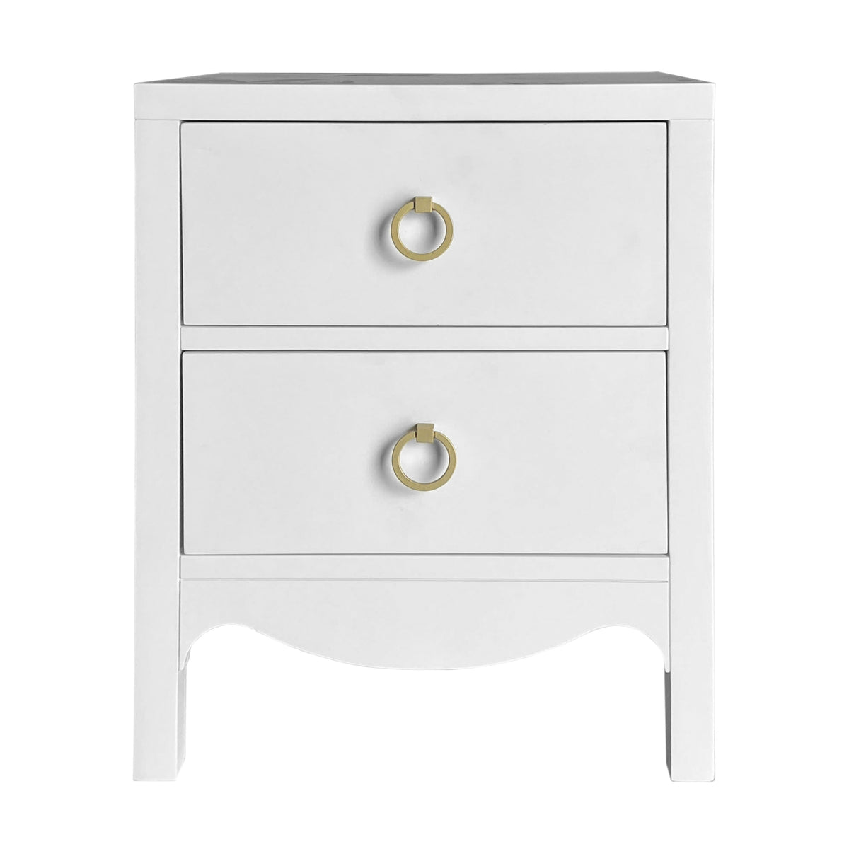 Andes Bedside Table White