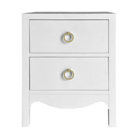 Andes Bedside Table White