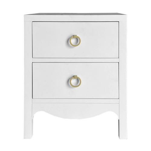 Andes Bedside Table White