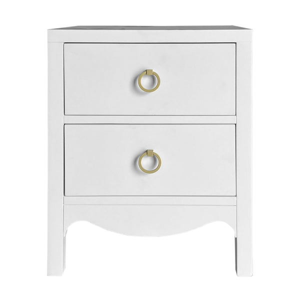 Andes Bedside Table White