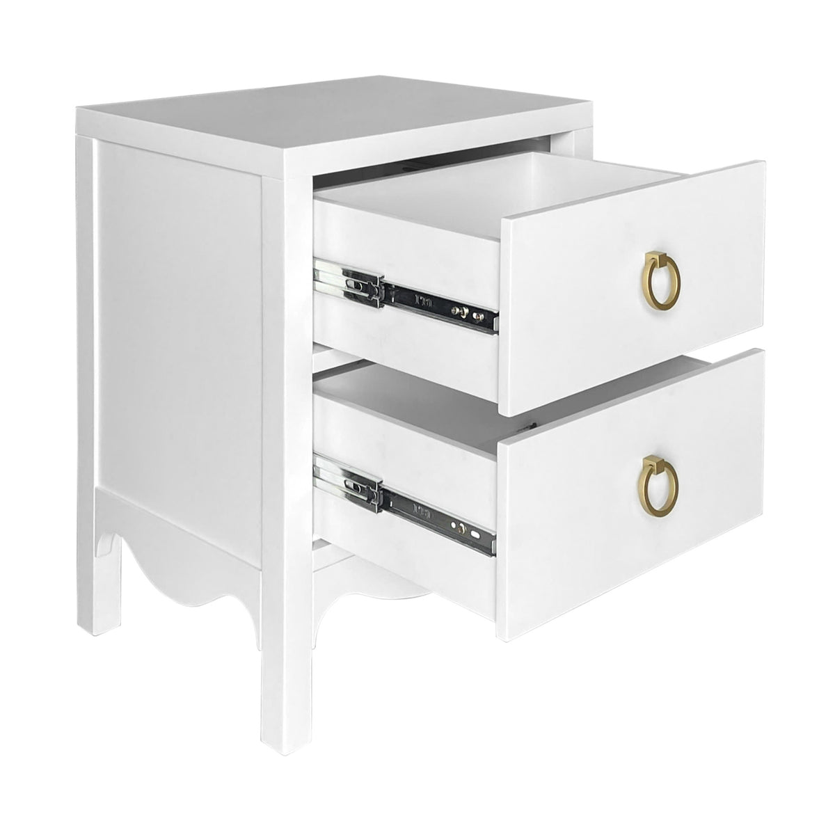 Andes Bedside Table White