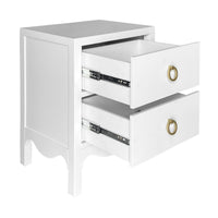 Andes Bedside Table White