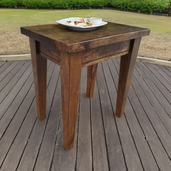Antic 2pc Set Nest of Side Table Brown