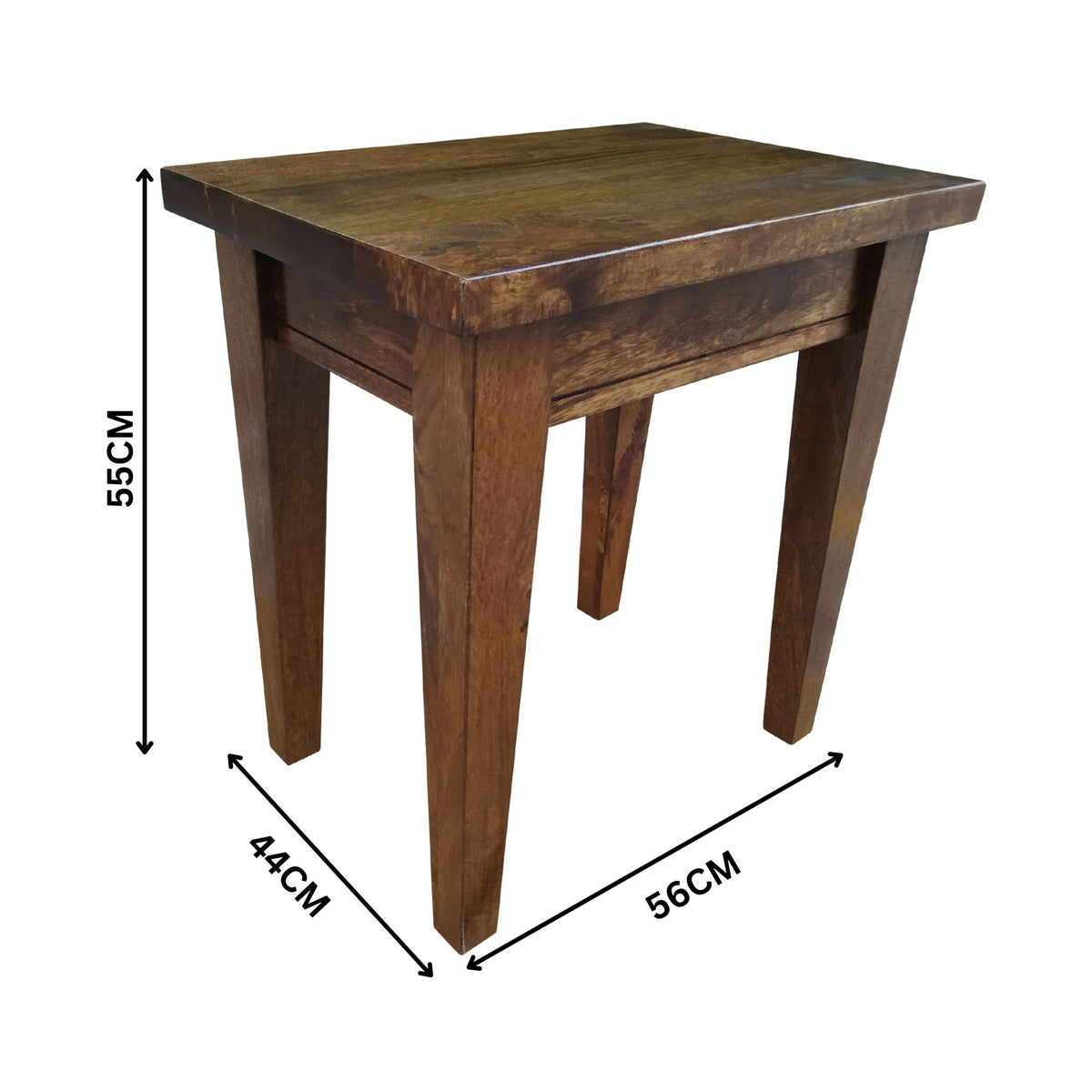 Antic 2pc Set Nest of Side Table Brown
