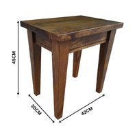 Antic 2pc Set Nest of Side Table Brown