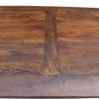 Antique 210cm Dining Table Solid Mango Wood Frame Brown
