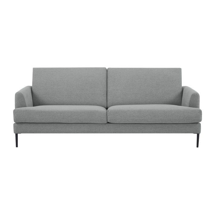 Ariya 3 Seater Fabric Sofa Light Grey 