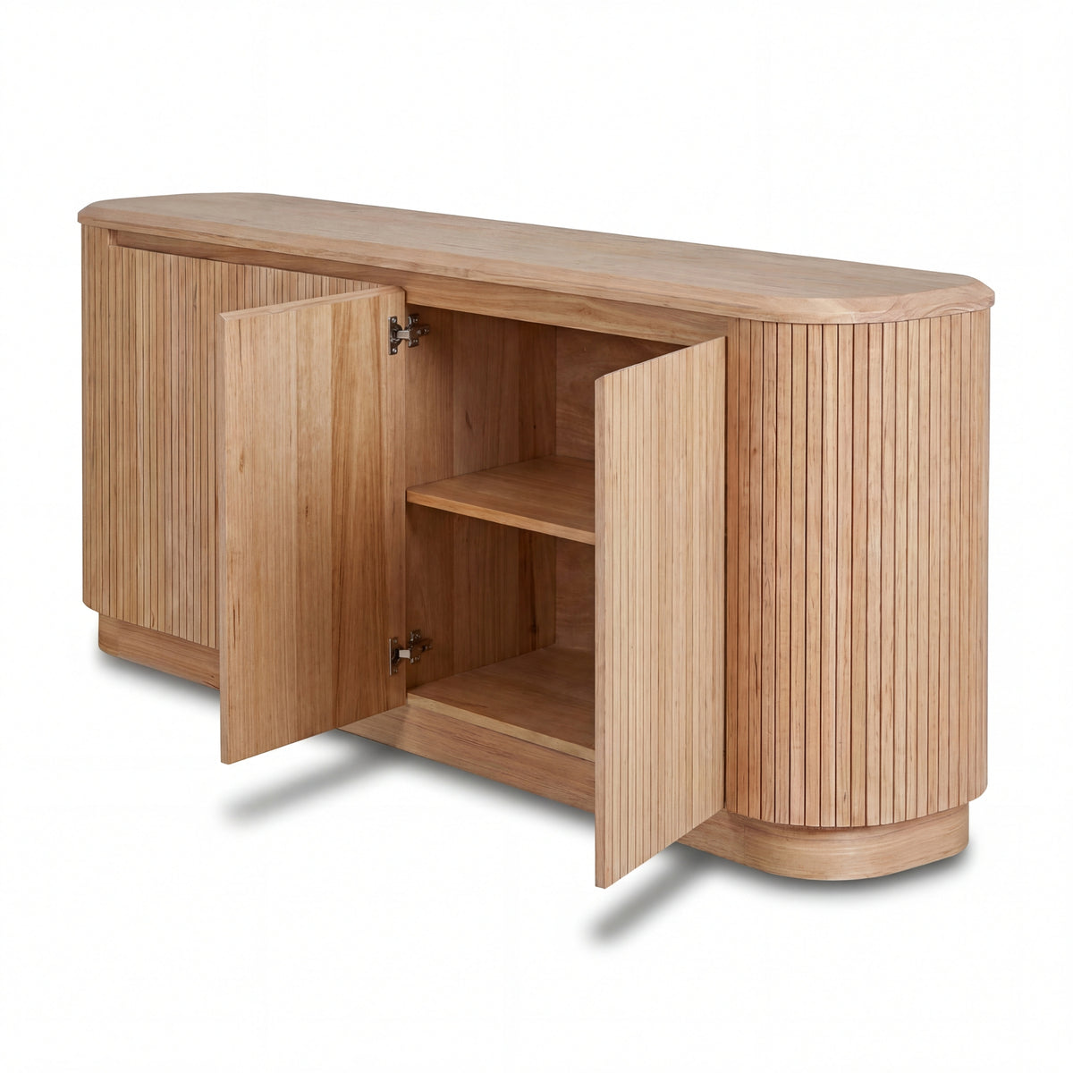 Arushi 200cm Buffet Table Storage Cabinet Natural