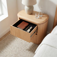 Arushi Bedside Table Natural